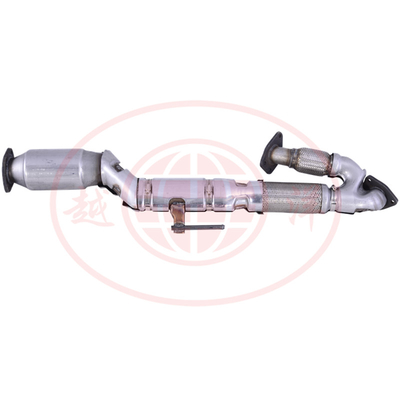 El convertidor catalítico de tres vías encaja NISSAN TEANE 2.5 convertidor catalítico medio tubo silenciador de escape de acero inoxidable