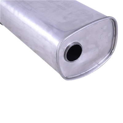 Cuerpo universal del silenciador caja estampada sistema de tubería de escape del silenciador para el silenciador trasero VW POLO