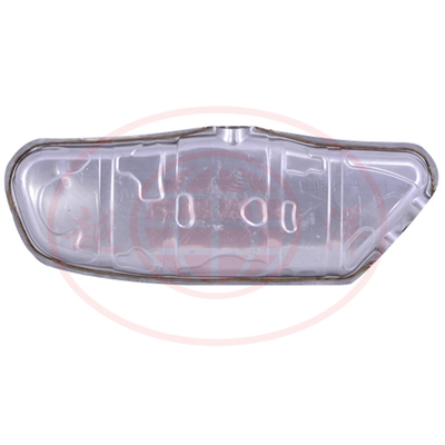 Muffler de tubos de escape 409 caja prensada de acero inoxidable Muffler económico trasero para Volkswagen Sagitar JETTA