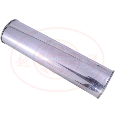 Cuerpo de amortiguador universal de acero aluminizado Centro Estampado Caja de amortiguador tubo de escape Sistema de escape trasero estampado