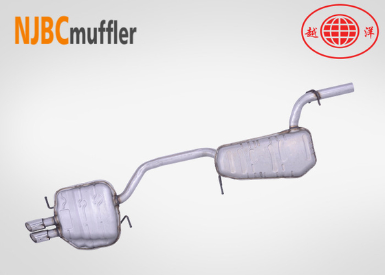 Sistema de escape doble encaja con Volkswagen Magotan SS304 silenciador de acero inoxidable para automóviles tubo de escape de buena calidad