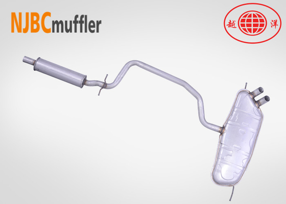 Muffler para vehículos de Volkswagen Touran de acero inoxidable, muffler de rendimiento universal para talleres de muffler, reparación de muffler