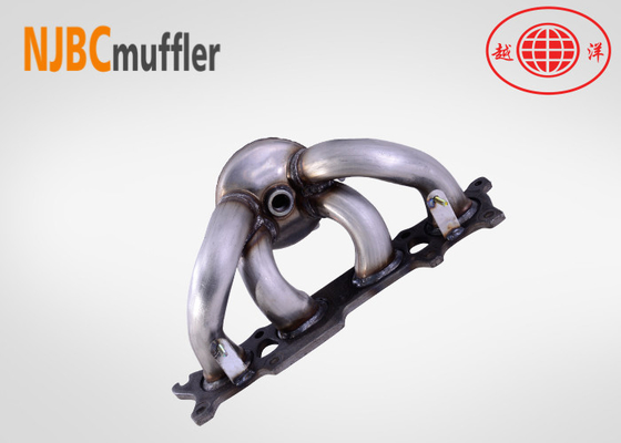 convertidor catalítico de rendimiento adaptado Peugeot Citroen colector de escape de soldadura de acero inoxidable de piezas de automóviles NJBC